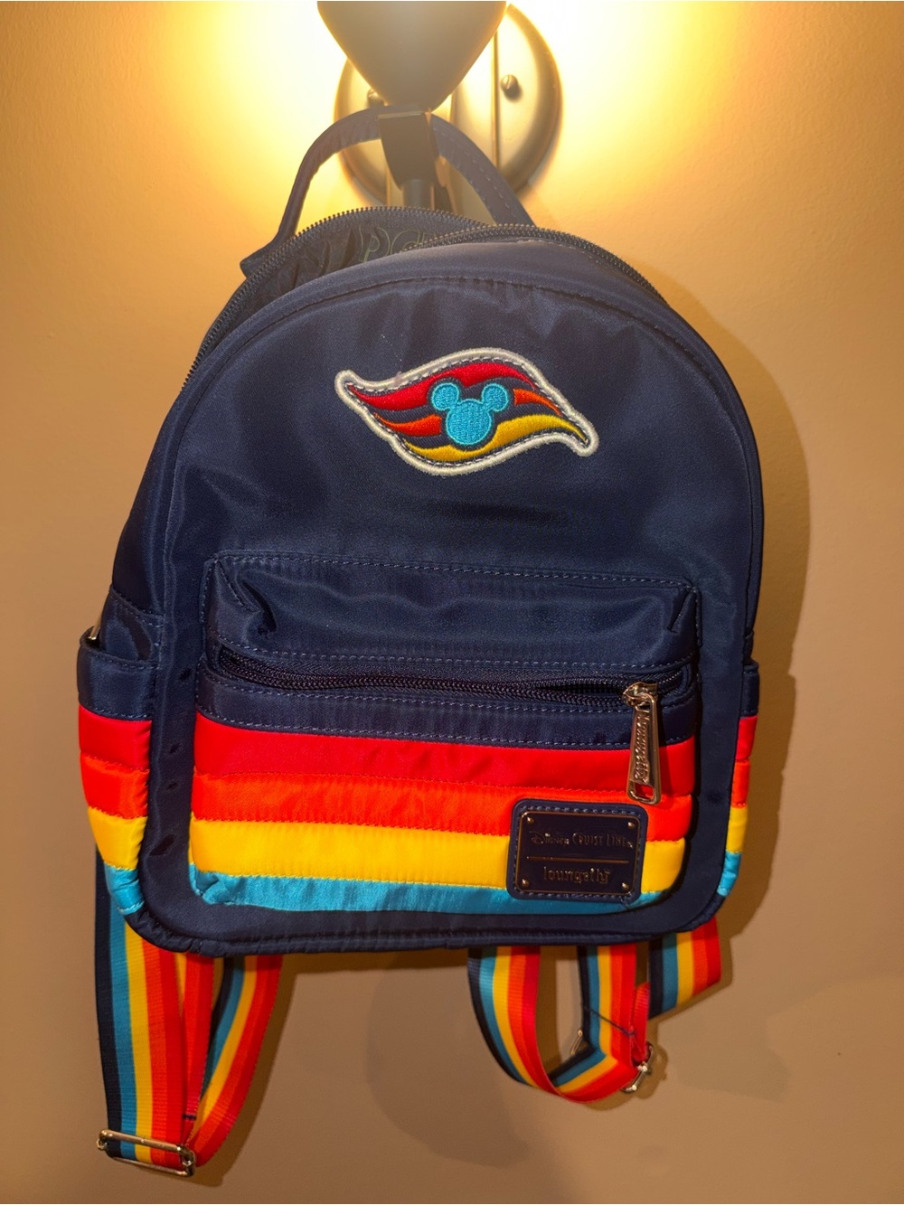 Loungefly Disney Cruiseline Navy Mini Backpack